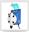 Proportional dosing pump with digital pulse input
